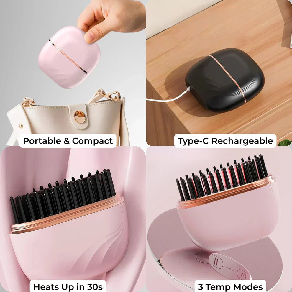 Mini Wireless Hair-Straightener
