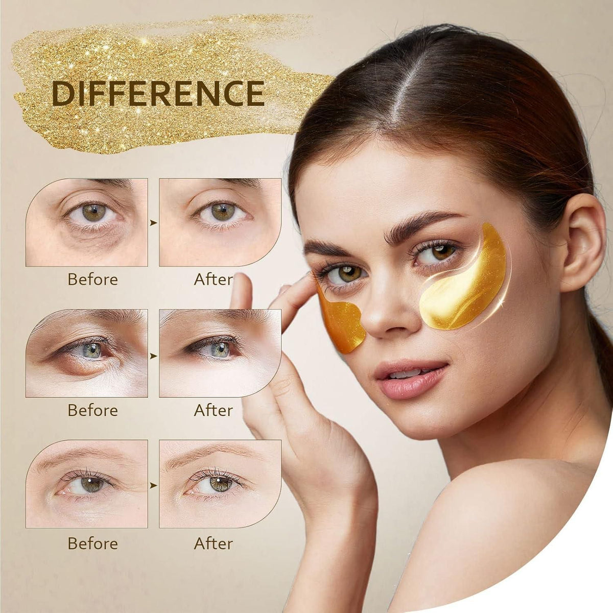 24K Gold Eye Mask